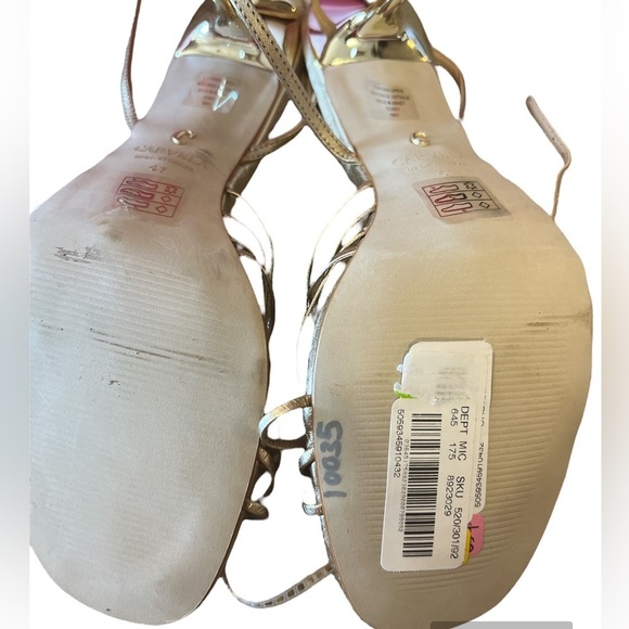 ✅Kurt Gieger Carvela Glowing 90 Strappy Leather Ankle Strap Sculptural Heel - Picture 6 of 7